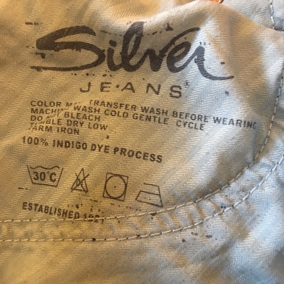 Silver Santorini Jeans Size 26 - Picture 4 of 9